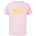 thumbnail image 1 of Star Wars Best Papa in the Galaxy Birthday Father’s Day - Short Sleeve Cotton T-Shirt for Adults - Customized-Soft Pink, 1 of 5