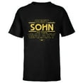 thumbnail image 1 of Star Wars Best Sohn in the Galaxy Family Trip German- Short Sleeve T-Shirt for Kids - Customized-Black, 1 of 5