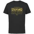 thumbnail image 1 of Star Wars Best Stepdad in the Galaxy Birthday Father’s Day - Short Sleeve Cotton T-Shirt for Adults - Customized-Black, 1 of 5