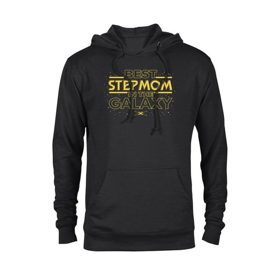 Star Wars Best Stepmom in the Galaxy Birthday Mother’s Day - Pullover Hoodie for Adults - Customized-Black