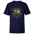 thumbnail image 1 of Star Wars Best Tía in the Galaxy Birthday Día de la Madre - Short Sleeve T-Shirt for Kids - Customized-Navy, 1 of 5