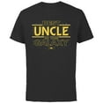 thumbnail image 1 of Star Wars Best Uncle in the Galaxy Birthday Father’s Day - Short Sleeve Cotton T-Shirt for Adults - Customized-Black, 1 of 5