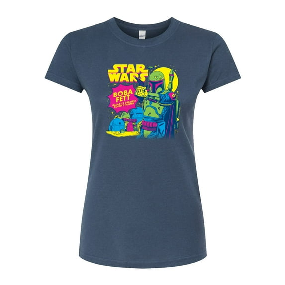 Star Wars - Boba Fett Bounty Hunter - Juniors Fitted Tee