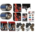 thumbnail image 1 of Star Wars Birthday Party Supplies Bundle includes 16 Dessert Cake Paper Plates 7", 32 Napkins, 1 Plastic Table Cover 54" x 84", 16 Party Favor Loot Bags 6.5" x 9", 16 Party Paper Masks, 24 Tattoos, 1 of 5