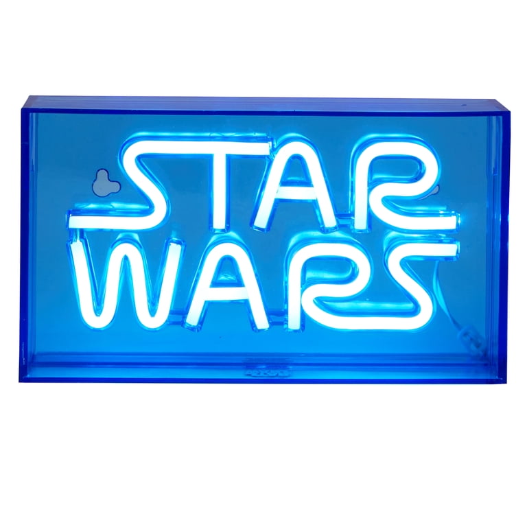 Star Wars Black LED Neon Acrylic Lamp Box, 9