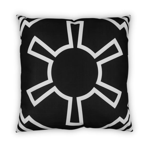 Star Wars Black Large Empire 25" square pillow