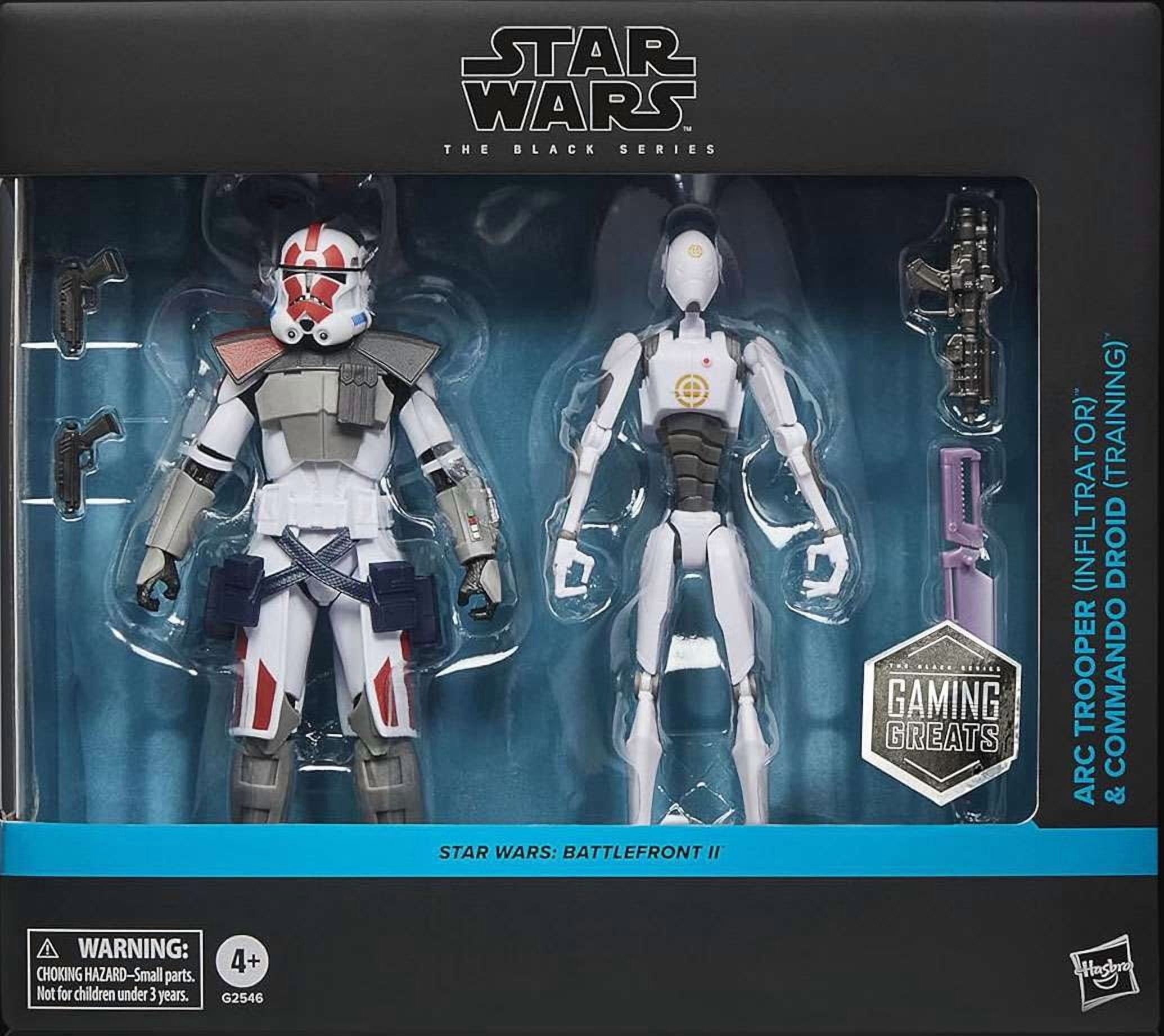 Star Wars Black Series ARC Trooper (Infiltrator) & Commando Droid (Training) Action Figure 2-Pack