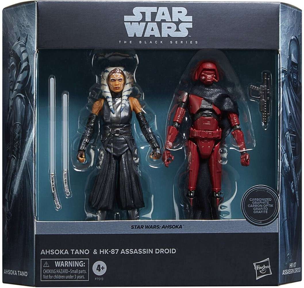 Star Wars Black Series Ahsoka Tano & HK-87 Assassin Droid Action Figure 2-Pack