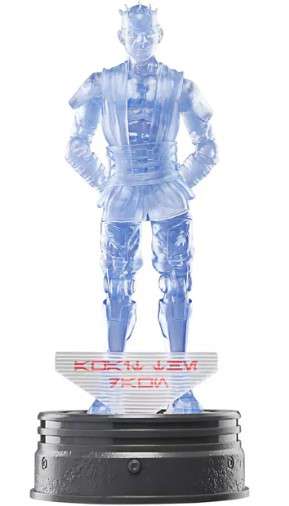 Star Wars The Black Series Holocomm Collection - Darth Maul Action Figure 15 Cm Con Disco Luminoso, Collezionabile Adulti