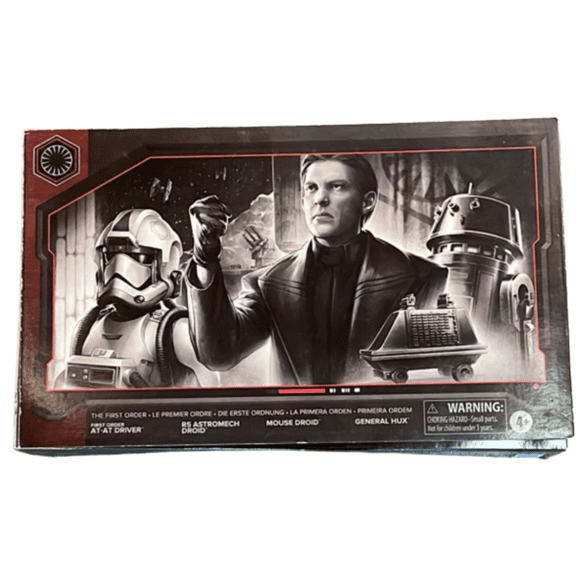 Star Wars Black Series Galaxy Edge First Order Disney Parks Set Hux R5 AT-AT 4pk