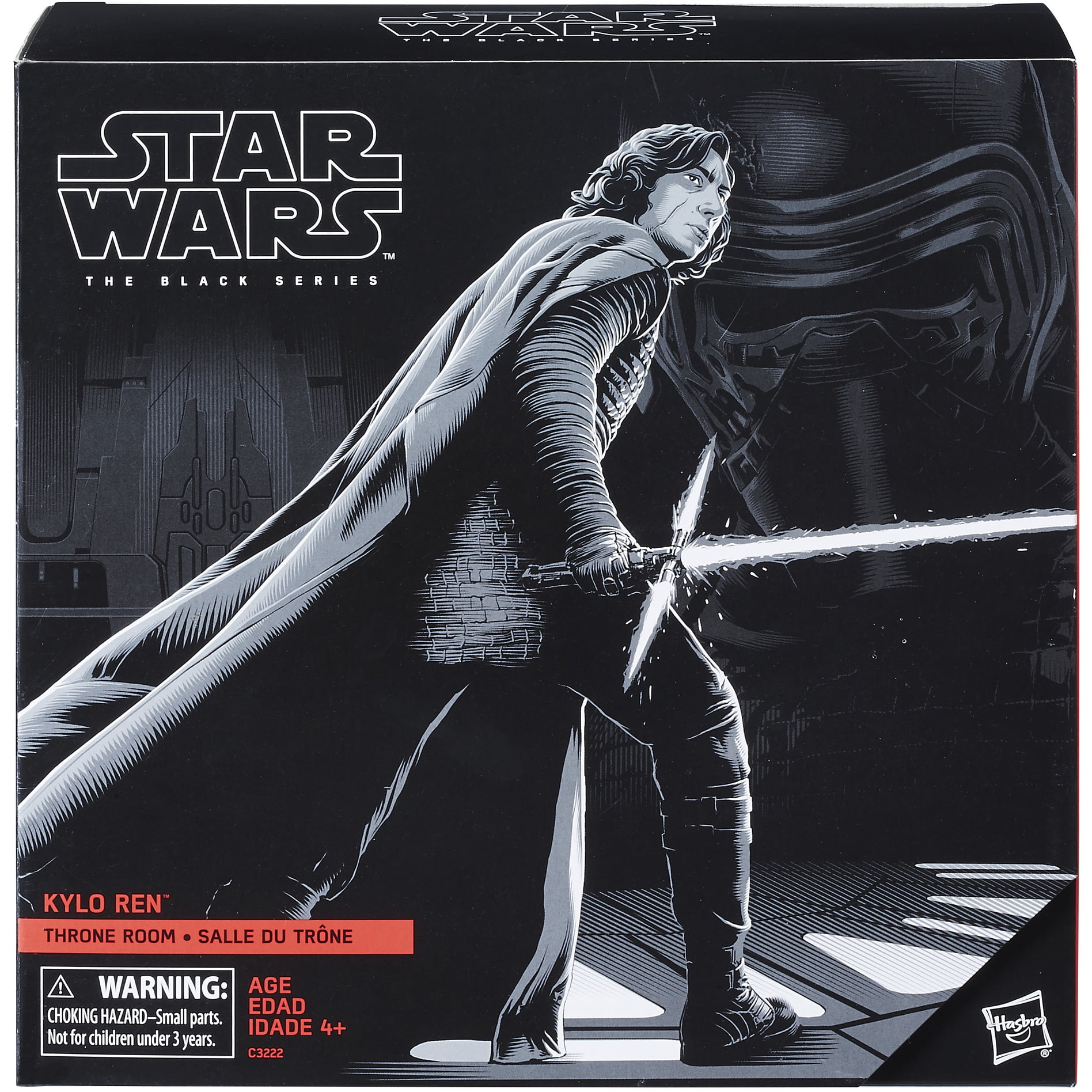 Star Wars Black Series Kylo Ren Throne Room Deluxe Figurine Toy Collectible Gift Set WLM8