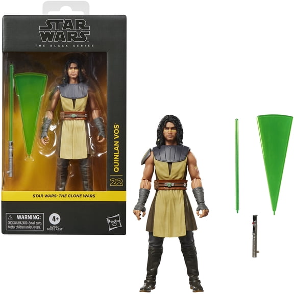 Star Wars: The Clone Wars - Black Series - Quinlan Vos Action Figure