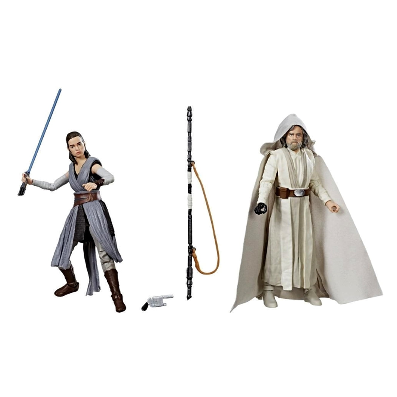 Star Wars Black Series Rey & Luke Skywalker Action Figure 2-Pack