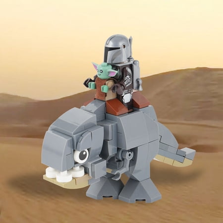 Star Wars Blurrg with Mandalorian Grogua Building Block Figure Moc Bricks 115 Pcs