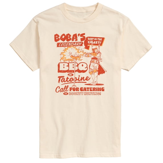 Star Wars - Boba BBQ - Men's Short Sleeve Graphic T-Shirt