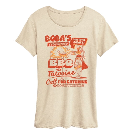Star Wars - Boba Bbq - Women's Short Sleeve Graphic T-Shirt