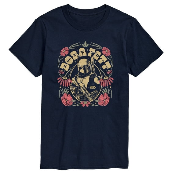 Star Wars - Boba Fett Boho Flowers - Men's Short Sleeve Tee