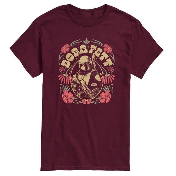 Star Wars - Boba Fett Boho Flowers - Men's Short Sleeve Tee