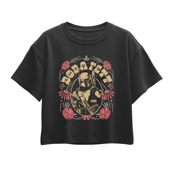Star Wars - Boba Boho - Youth Girls Boxy T-Shirt