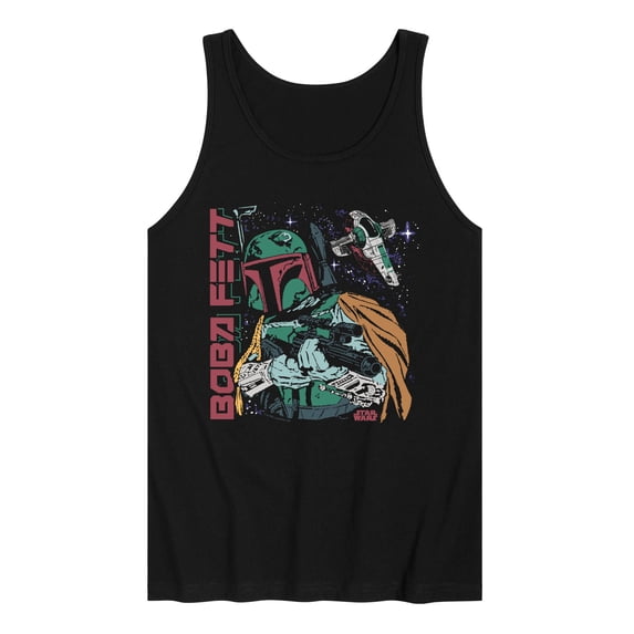Star Wars - Boba Charcter - Men's Sleeveless Graphic Tank