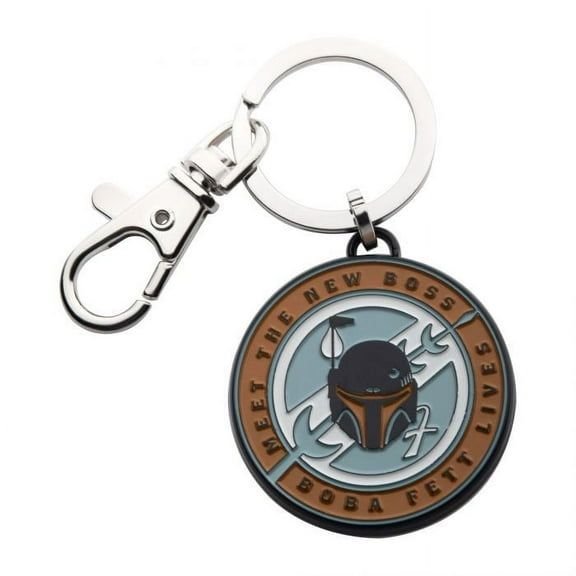 Star Wars Boba Fett Badge Key Chain