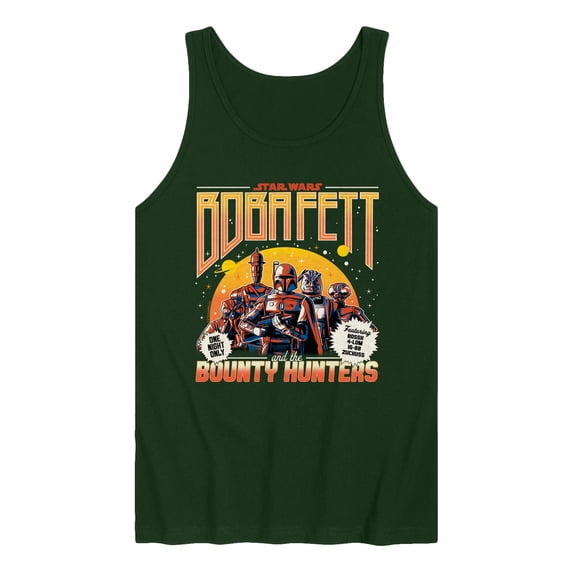 Star Wars - Boba Fett Band Tee - Men's Sleeveless Graphic Tank