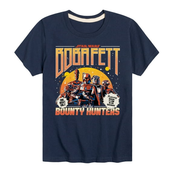Star Wars - Boba Fett and the Bounty Hunters Band - Toddler And Youth Short Sleeve Tee