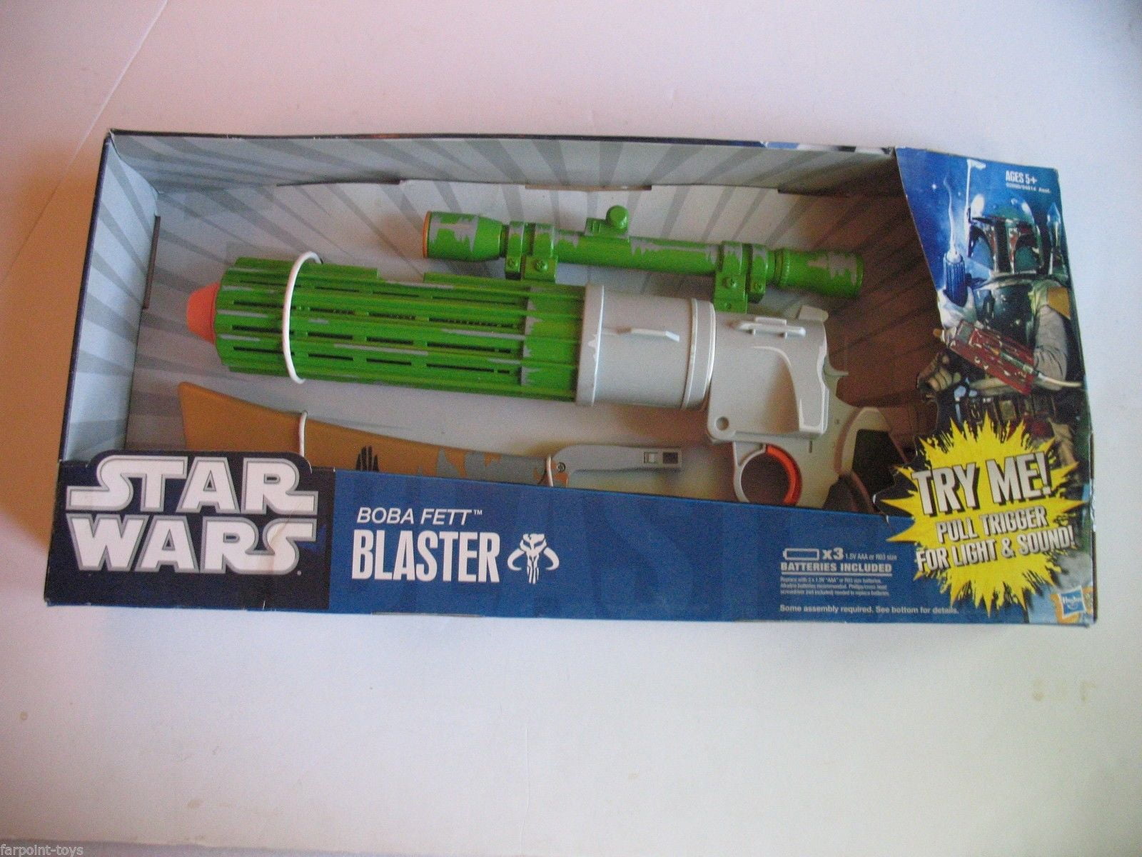 Star Wars Boba Fett Blaster - Electronic - Cosplay 2009