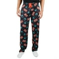 thumbnail image 1 of Star Wars Boba Fett Character All Over Print Men's Black Sleep Pajama Pants Lounge wear-S, 1 of 7