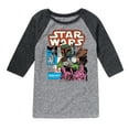 thumbnail image 1 of Star Wars - Boba Fett Comic Cover - Toddler And Youth Raglan, 1 of 4