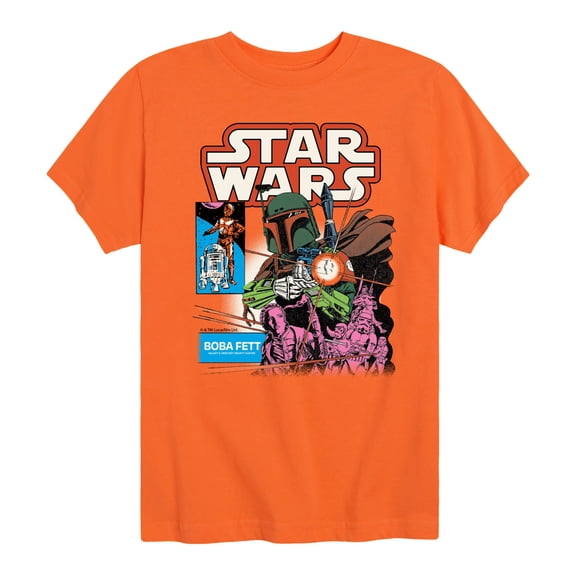 Star Wars - Boba Fett Comic Cover - Toddler And Youth Short Sleeve Tee