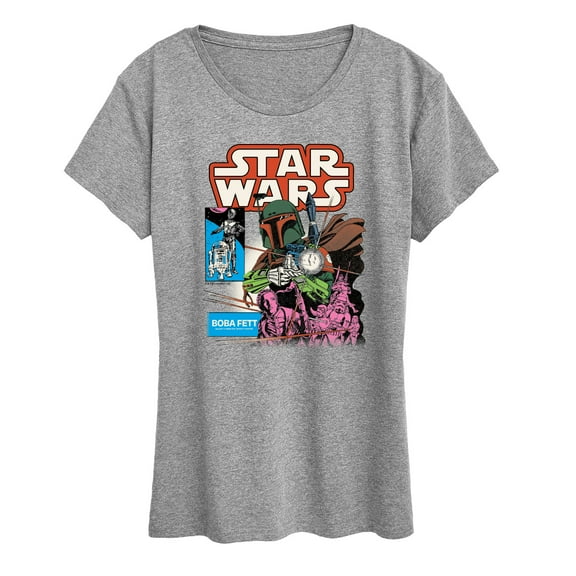 Star Wars - Boba Fett Comic Cover - Women's Short Sleeve Classic Fit Tee
