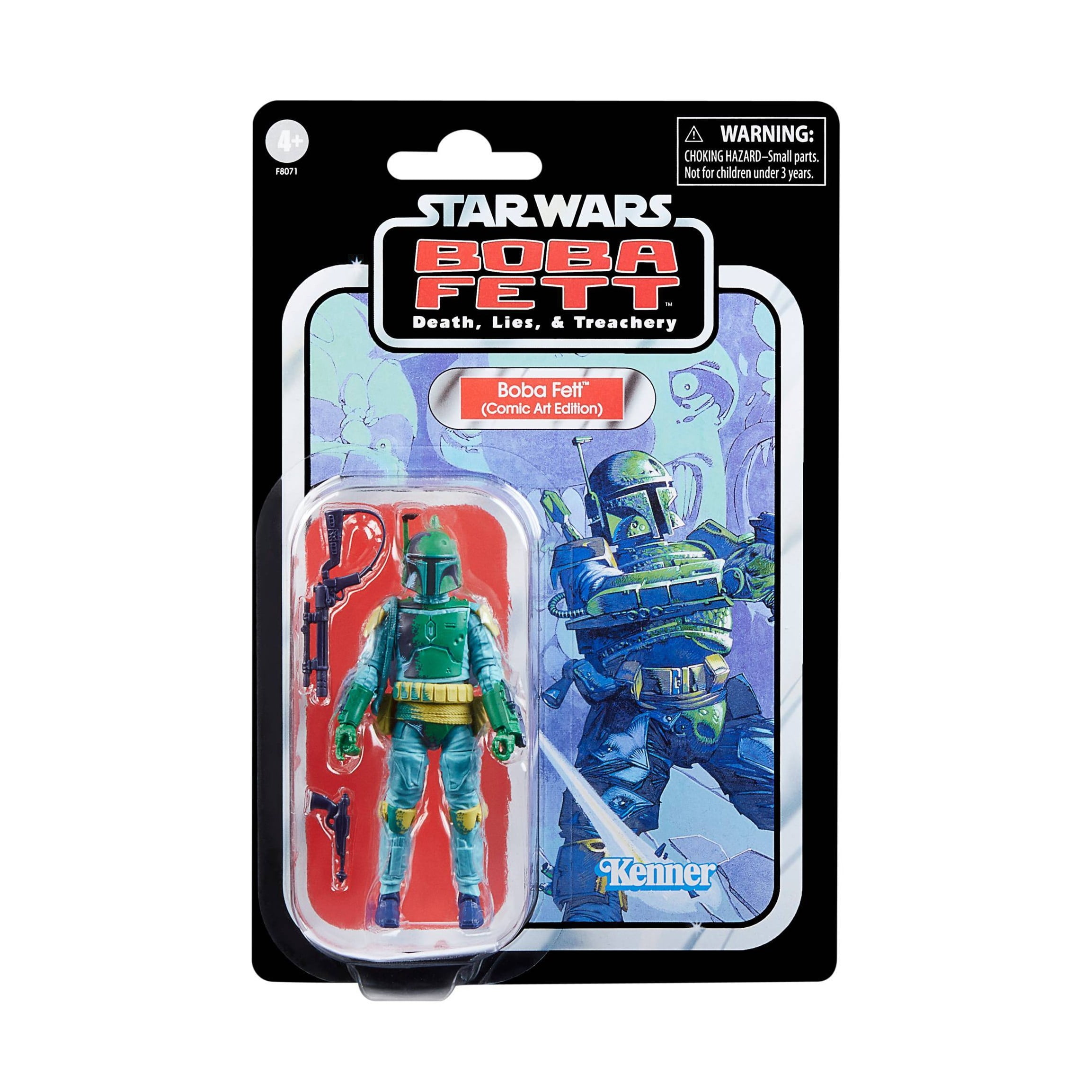 Star Wars Boba Fett Death Lies Treachery Vintage Collection figurine Boba Fett Comic Art Edition 10 cm