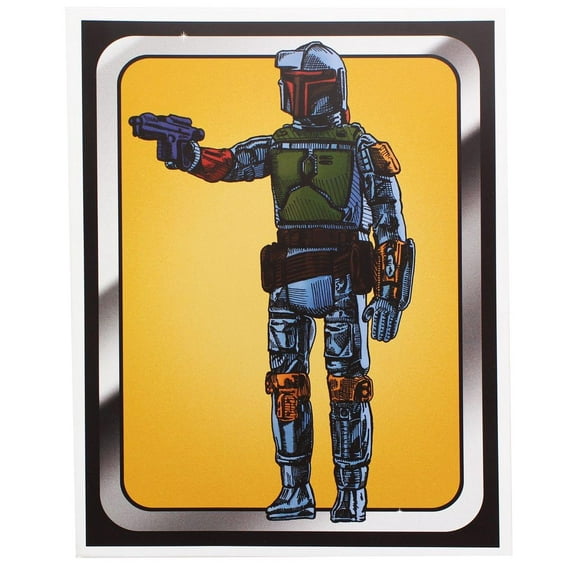 Star Wars Boba Fett Figure 8x10 Art Print by Russ Moore (Nerd Block Exclusive)