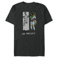 thumbnail image 1 of Star Wars Boba Fett Han Solo in Carbonite “Say Freeze” Funny - Short Sleeve Blended T-Shirt for Adults - Customized-Dark Heather, 1 of 5