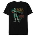 thumbnail image 1 of Star Wars Boba Fett I Give My Allegiance to No One - Short Sleeve Blended T-Shirt for Adults - Customized-Black, 1 of 5