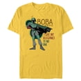 thumbnail image 1 of Star Wars Boba Fett I Give My Allegiance to No One - Short Sleeve Blended T-Shirt for Adults - Customized-Yellow, 1 of 5