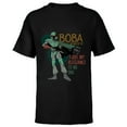 thumbnail image 1 of Star Wars Boba Fett I Give My Allegiance to No One - Short Sleeve T-Shirt for Kids - Customized-Black, 1 of 5
