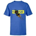 thumbnail image 1 of Star Wars Boba Fett Jetpack Blast-Off 2023 - Short Sleeve T-Shirt for Kids - Customized-Royal, 1 of 5