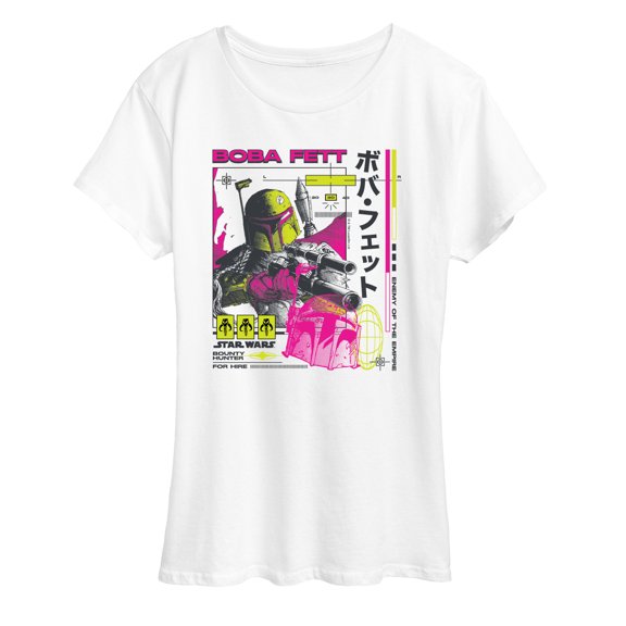 Star Wars - Boba Fett Katakana - Women's Short Sleeve Classic Fit Tee