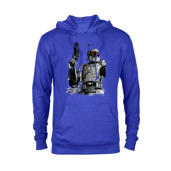 Star Wars Boba Fett Manga - Pullover Hoodie for Adults - Customized-Royal