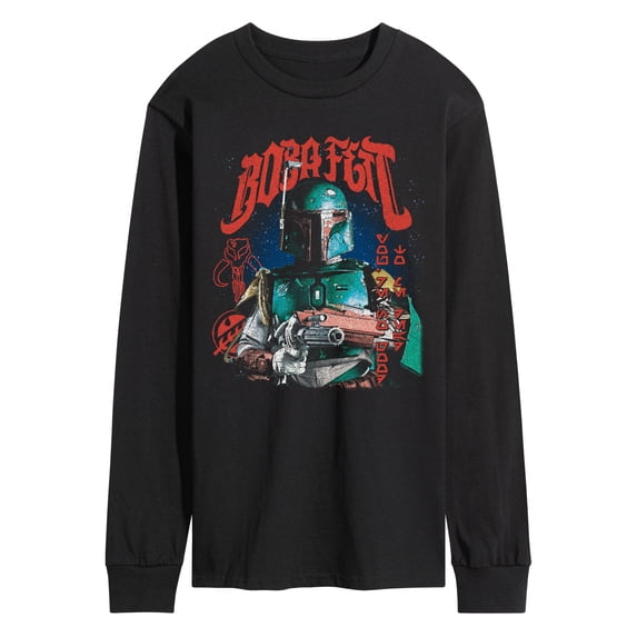 Star Wars - Boba Fett Men's Long Sleeve Graphic T-Shirt