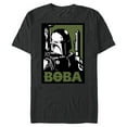 thumbnail image 1 of Star Wars Boba Fett Poster - Short Sleeve Blended T-Shirt for Adults -Customized-Dark Heather, 1 of 5