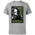thumbnail image 1 of Star Wars Boba Fett Poster - Short Sleeve Cotton T-Shirt for Adults -Customized-Athletic Heather, 1 of 5