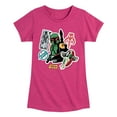thumbnail image 1 of Star Wars - Boba Fett Stickers - Toddler And Youth Girls Fitted Short Sleeve Tee, 1 of 5