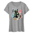 thumbnail image 1 of Star Wars - Boba Fett Stickers - Women's Short Sleeve Classic Fit Tee, 1 of 5