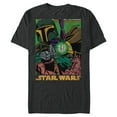 thumbnail image 1 of Star Wars Boba Fett Vintage Comic Book - Short Sleeve Blended T-Shirt for Adults - Customized-Dark Heather, 1 of 5