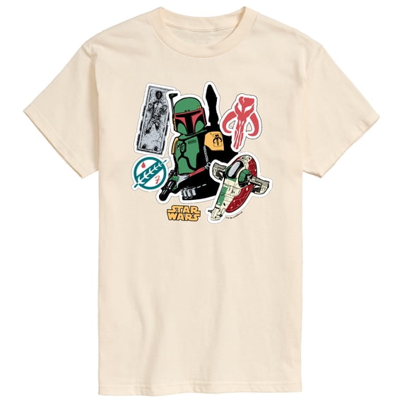 Star Wars - Boba Stickers - Men's Short Sleeve Tee