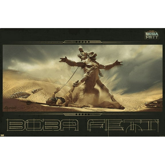 Star Wars: Book of Boba Fett - Chapter 1 Concept Art Wall Poster, 22.375" x 34"
