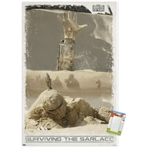 Star Wars: Book of Boba Fett - Surviving the Sarlacc Wall Poster, 14.725" x 22.375"